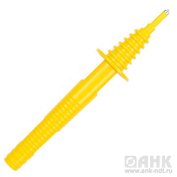 Зонд острый с разъемом «банан» желтый