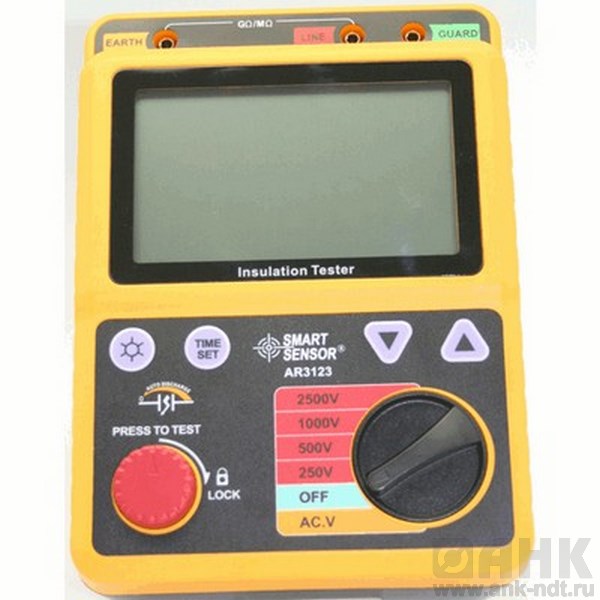Тестер сопротивления изоляции AR3123