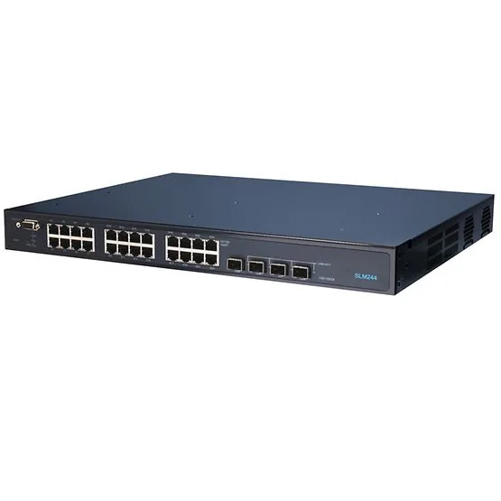 Промышленный 28-портовый стоечный коммутатор Emerson Gigabit Ethernet уровня 3