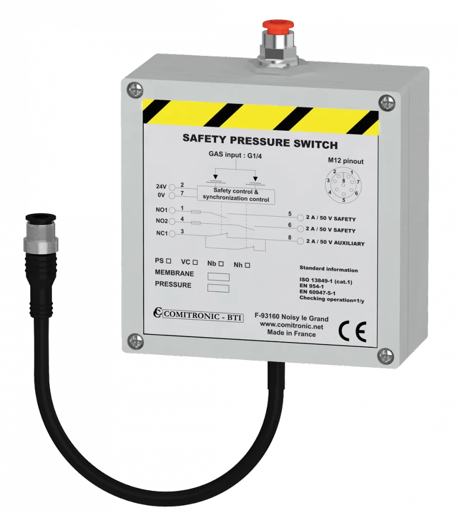 Ваккуостат Comitronic-BTI VC-NB-Membrane-Pression-CAT1-24ACDC